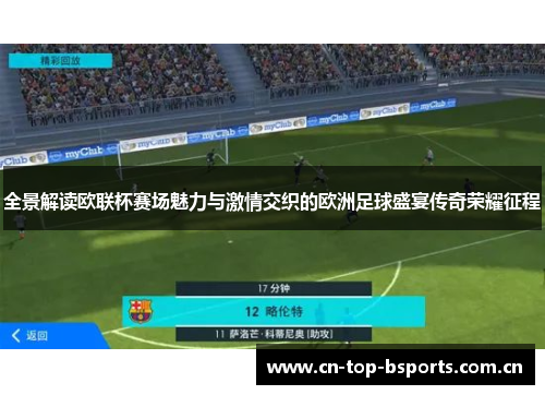全景解读欧联杯赛场魅力与激情交织的欧洲足球盛宴传奇荣耀征程